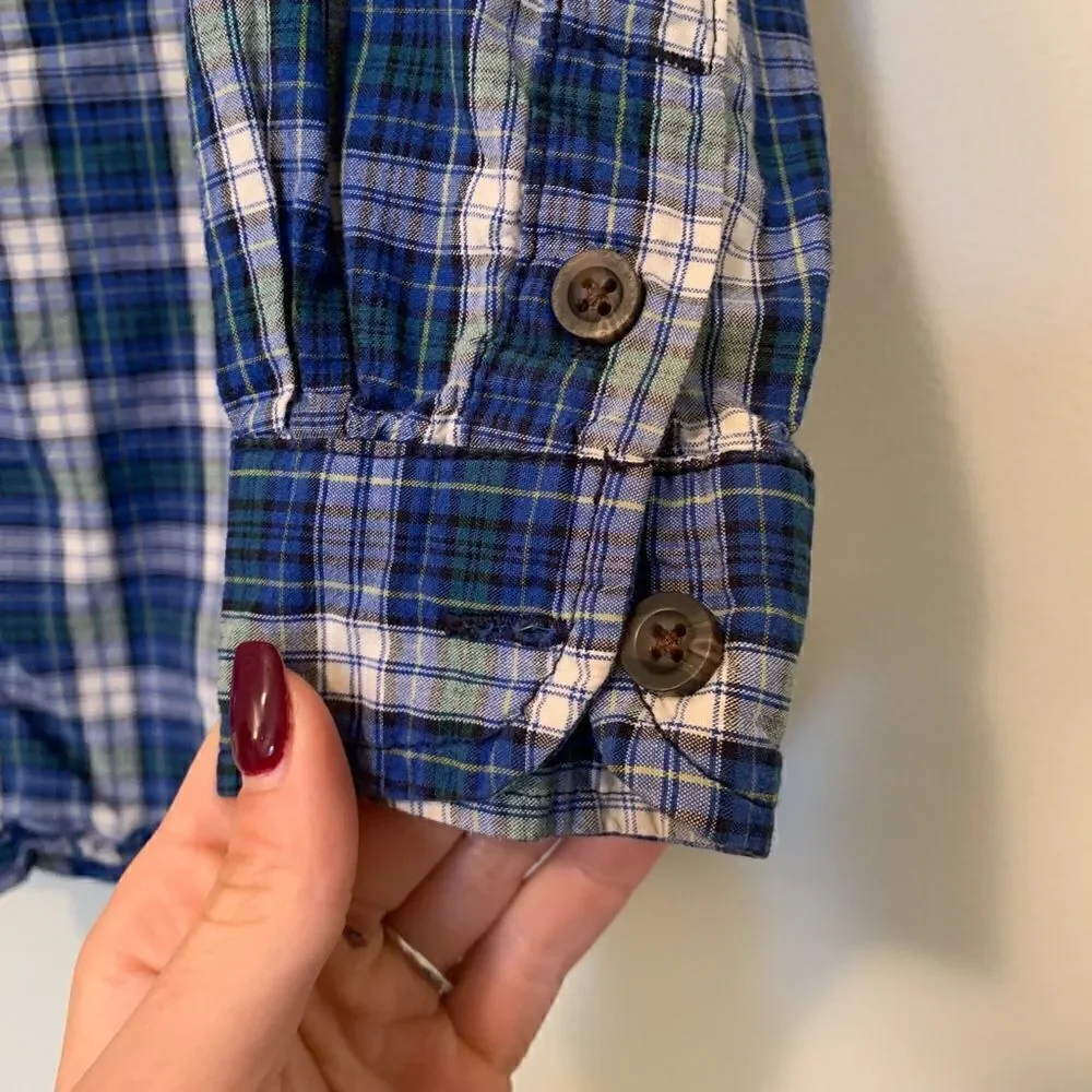 Children's Place Plaid Button Down
